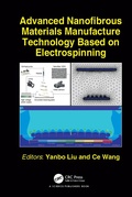 Cover: Advanced Nanofibrous Materials Manufacture Technology based on Electrospinning - CRC Press