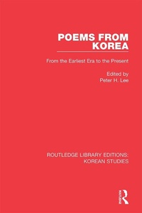 Abbildung von: Poems from Korea - Routledge