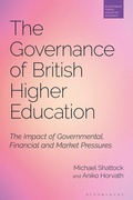 Cover: The Governance of British Higher Education - Bloomsbury Academic