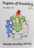 Cover: Journal of the Yorkshire Heraldry Society 2016 - Yorkshire Heraldry Society