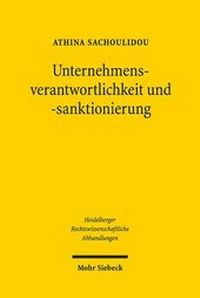 Abbildung von: Unternehmensverantwortlichkeit und -sanktionierung - Mohr Siebeck