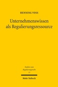 Bild: Unternehmenswissen als Regulierungsressource - Mohr Siebeck