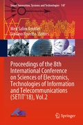 Cover: Proceedings of the 8th International Conference on Sciences of Electronics, Technologies of Information and Telecommunications (SETIT'18), Vol.2 - Springer