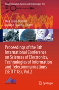 Cover: Proceedings of the 8th International Conference on Sciences of Electronics, Technologies of Information and Telecommunications (SETIT'18), Vol.2 - Springer