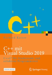 Abbildung von: C++ mit Visual Studio 2019 - Springer Vieweg