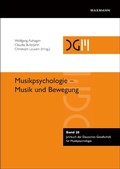 Cover: Musikpsychologie - Musik und Bewegung - Waxmann