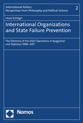 Cover: International Organizations and State Failure Prevention - Nomos