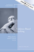 Cover: Evidence-Based Teaching - Jossey-Bass