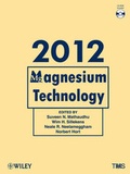 Cover: Magnesium Technology 2012 - Wiley-TMS