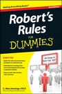 Cover: Robert's Rules For Dummies - Wiley