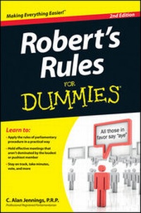 Enlarge image Cover: Robert's Rules For Dummies - Wiley