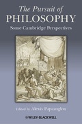 Cover: The Pursuit of Philosophy - Wiley-Blackwell