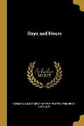 Cover: Days and Hours - Wentworth Press