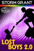 Cover: Lost Boys 2.0 (Borderless Observers Org., #2) - Wit & Grit Co.