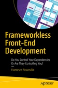 Cover: Frameworkless Front-End Development - Apress