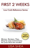 Cover: First 2 Weeks - Low Carb Reference - Lisa Shea