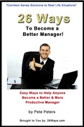 Cover: 26 Ways to Become a Better Manager - 26 Ways