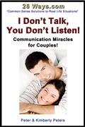 Cover: I Don't Talk, You Don't Listen - Peter & Kimberly Peters
