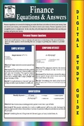 Cover: Finance Equations & Answers (Blokehead Easy Study Guide) - The Blokehead Success Series