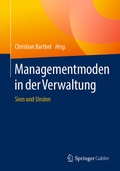 Cover: Managementmoden in der Verwaltung - Springer Gabler
