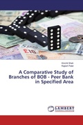 Cover: A Comparative Study of Branches of BOB - Peer Bank in Specified Area - LAP Lambert Academic Publishing