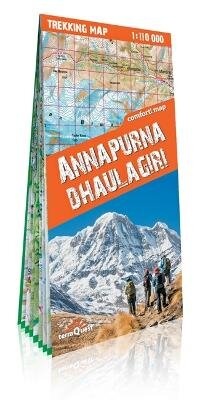 Abbildung von: terraQuest Trekking Map Annapurna & Dhaulagiri - terraQuest