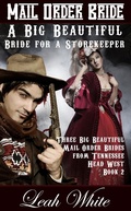 Cover: A Big Beautiful Bride for a Storekeeper (Mail Order Bride) - Three Big Beautiful Mail Order Brides from Tennessee Head West