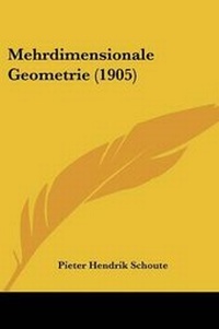 Abbildung von: Mehrdimensionale Geometrie (1905) - Kessinger Publishing