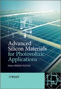 Cover: Advanced Silicon Materials for Photovoltaic Applications - Wiley
