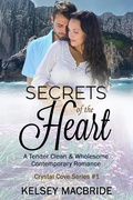 Cover: Secrets of the Heart: A Christian Suspense Romance Novel (The Crystal Cove Series, #1) - The Crystal Cove Series