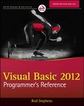 Cover: Visual Basic 2012 Programmer's Reference - Wrox
