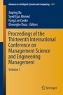 Cover: Proceedings of the Thirteenth International Conference on Management Science and Engineering Management - Springer