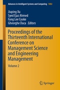Bild: Proceedings of the Thirteenth International Conference on Management Science and Engineering Management - Springer