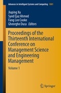Cover: Proceedings of the Thirteenth International Conference on Management Science and Engineering Management - Springer