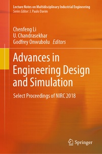 Enlarge image Cover: Advances in Engineering Design and Simulation - Springer