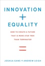 Cover: Innovation + Equality - MIT Press