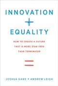 Cover: Innovation + Equality - MIT Press