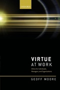 Cover: Virtue at Work - Oxford University Press
