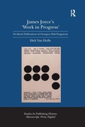 Cover: James Joyce's 'Work in Progress' - Routledge