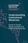 Cover: Understanding Institutional Weakness - Cambridge University Press