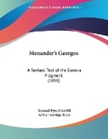 Cover: Menander's Georgos - Kessinger Publishing