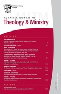 Cover: McMaster Journal of Theology and Ministry - Wipf & Stock Publishers