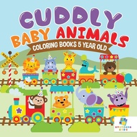 Bild: Cuddly Baby Animals Coloring Books 5 Year Old - Educando Kids