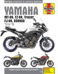 Abbildung von: Yamaha MT-09, FZ-09, Tracer, FJ-09, XSR900 (03 -19) - J H Haynes & Co Ltd