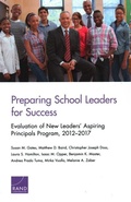 Cover: Preparing School Leaders for Success - RAND