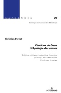 Cover: Choricios de Gaza, &laquo; L'Apologie des mimes &raquo; - Peter Lang Verlag