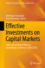 Cover: Effective Investments on Capital Markets - Springer