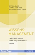 Cover: Wissensmanagement - Hanser
