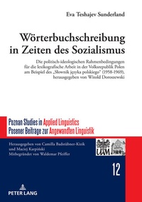Abbildung von: Wörterbuchschreibung in Zeiten des Sozialismus - Peter Lang Verlag