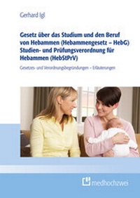 Abbildung von: Gesetz über das Studium und den Beruf von Hebammen (Hebammengesetz - HebG) Studien- und Prüfungsverordnung für Hebammen (HebStPrV) - medhochzwei Verlag